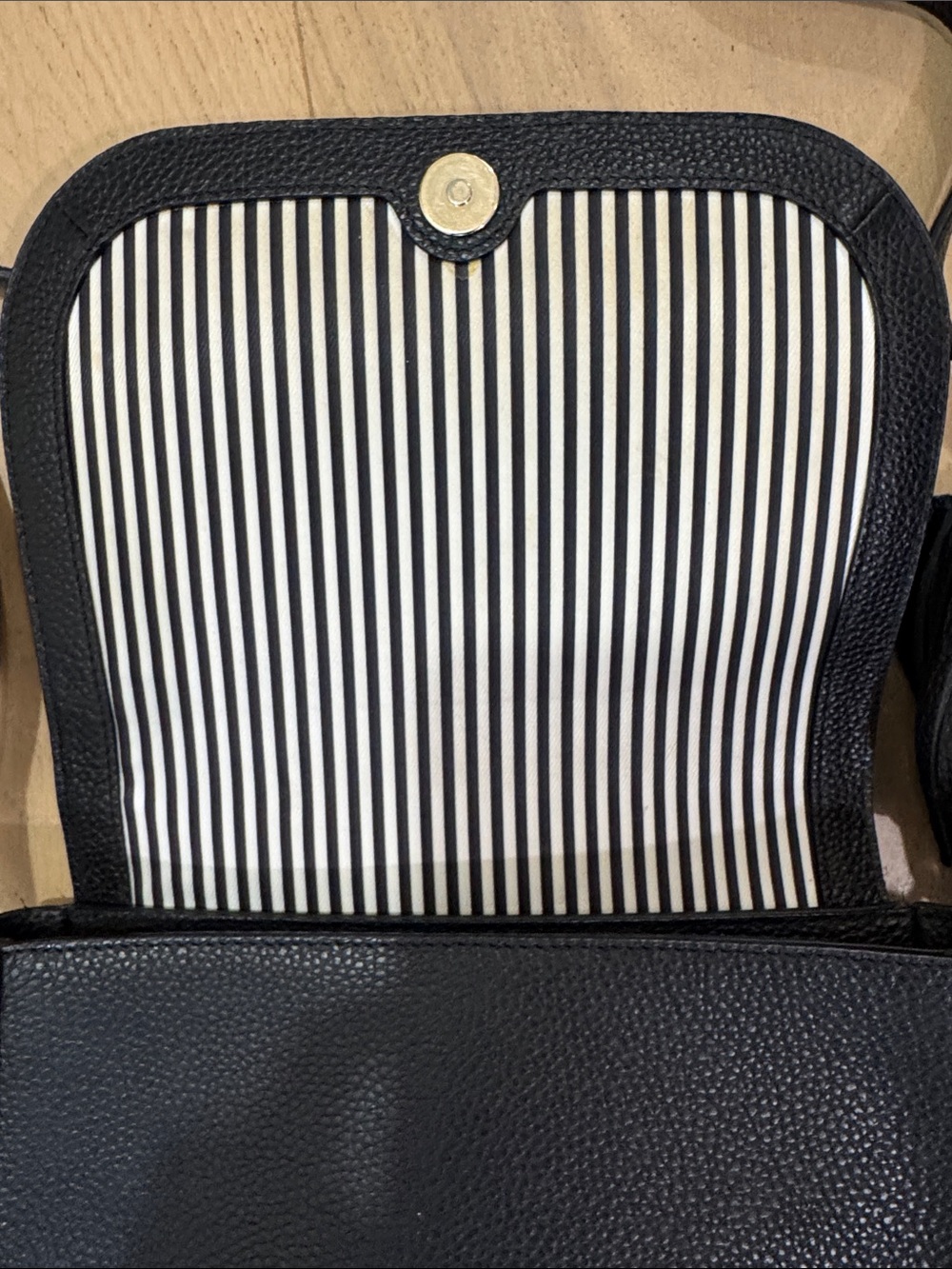 kate spade Black Pebbled Leather Crossbody with Tassel - Picture 7 of 11